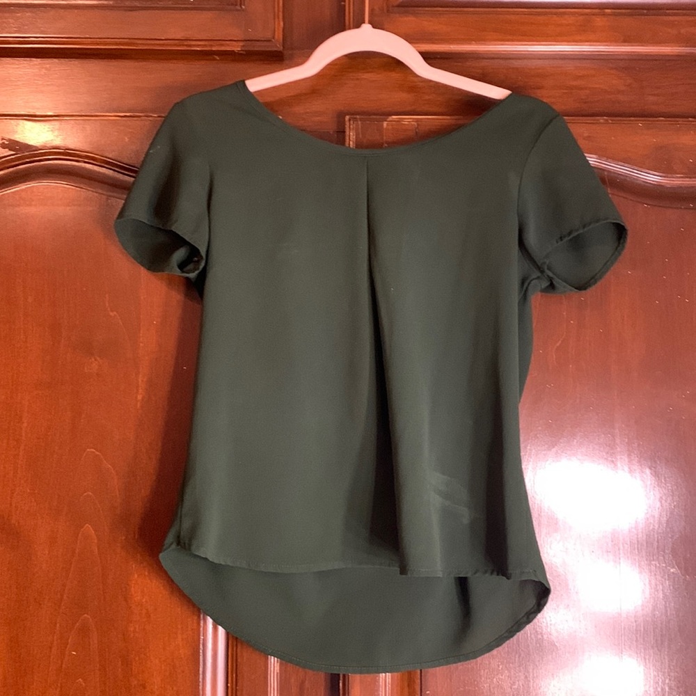 Dark green top from Agaci size S